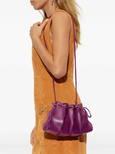 Geantă Ulla Johnson din piele violet
