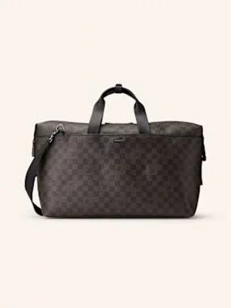 Joop! Víkendová Cestovní Taška Cortina Piazza Maik tmavě hnědá černá