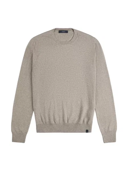 Sweter Fay wełniany szary