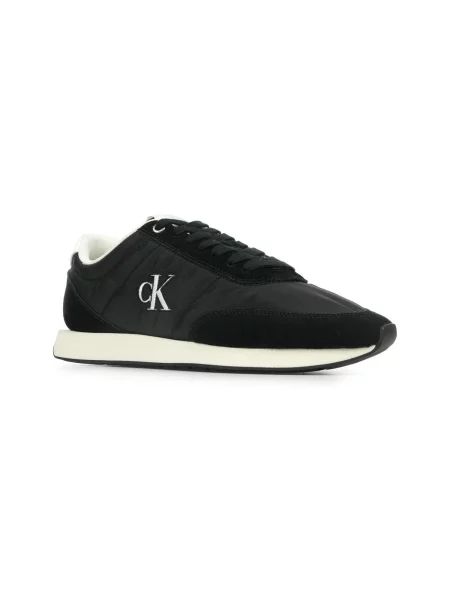 Boty Calvin Klein Jeans RETRO RUNNER ESS MIX MAT černé