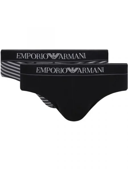 Emporio Armani 2 db-os bugyi szett fekete
