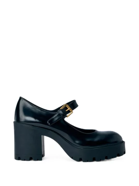 Pantofi cu toc Prada din piele negru