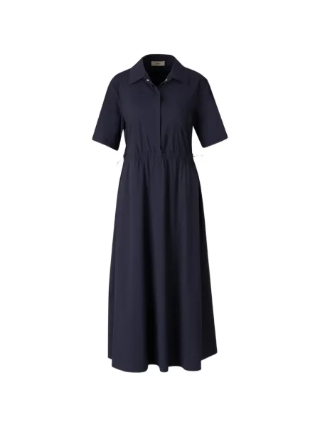 Rochie tip cămașă Herno cu cordon albastru
