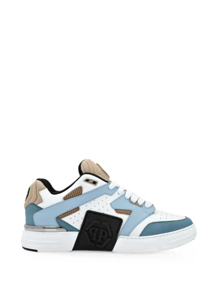 Sneakerși Philipp Plein cu autograf alb