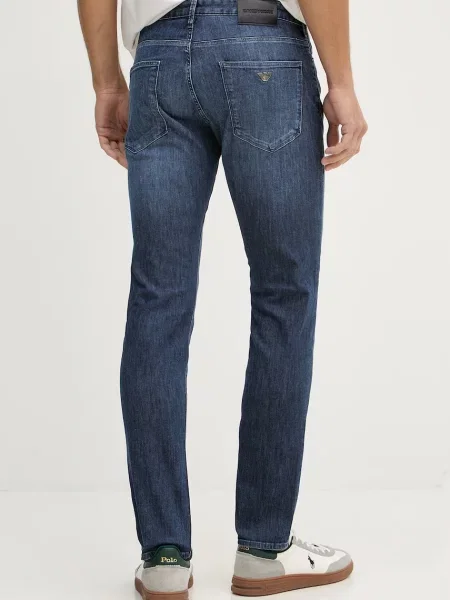 Džíny Emporio Armani modré