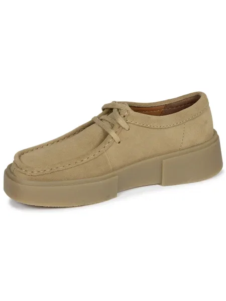 Fűzős félcipő Clarks barna