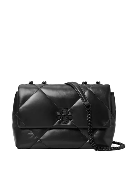Geanta de piele Tory Burch din piele negru