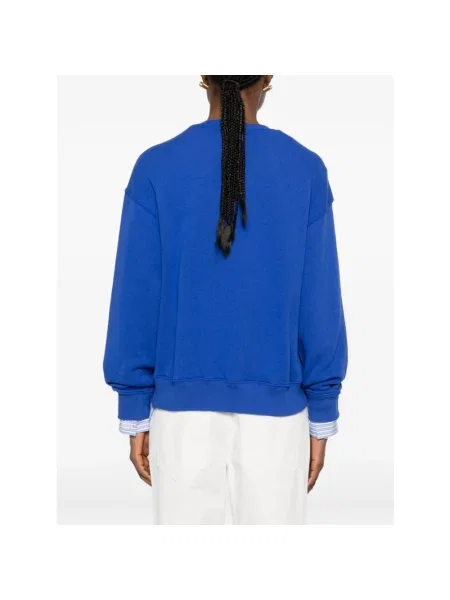 Polo Ralph Lauren Bluzy Kobieta S Island Flc-Knt Sweatshirt niebieski