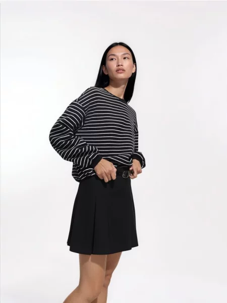 Reserved Fustă mini cu centură negru
