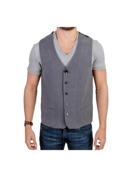 Kamizelka Costume National casual szara