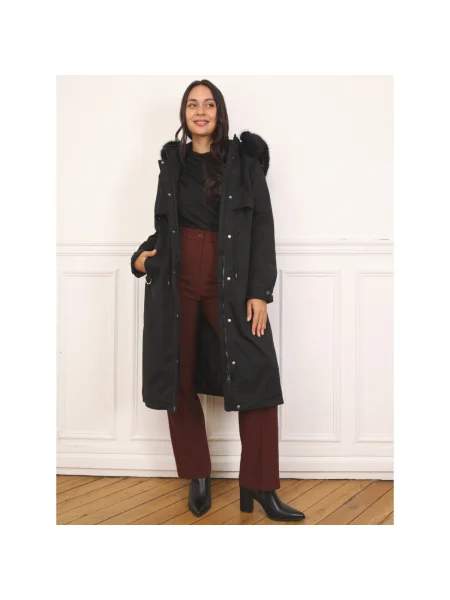 Palton La Modeuse negru