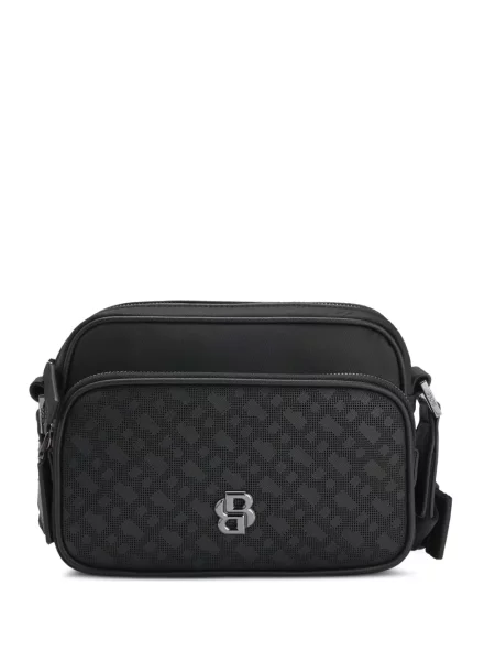 Geantă crossbody Boss cu autograf negru
