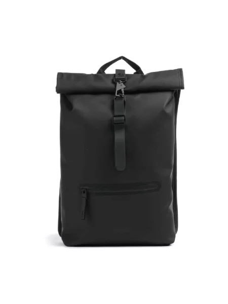 Plecak miejski Rains Rucksack Rolltop W3 17 l black czarny
