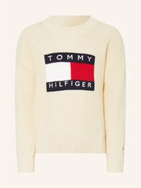 Tommy Hilfiger Svetry režná bílý