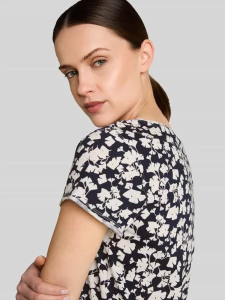 T-shirt o kroju relaxed fit z czystej bawełny Tom Tailor
