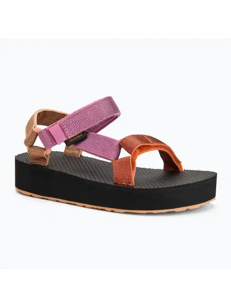 Детски сандали Teva Midform Universal metallic pink metallic multi розово