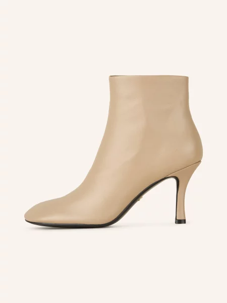 Lola Cruz Botki beige beżowe