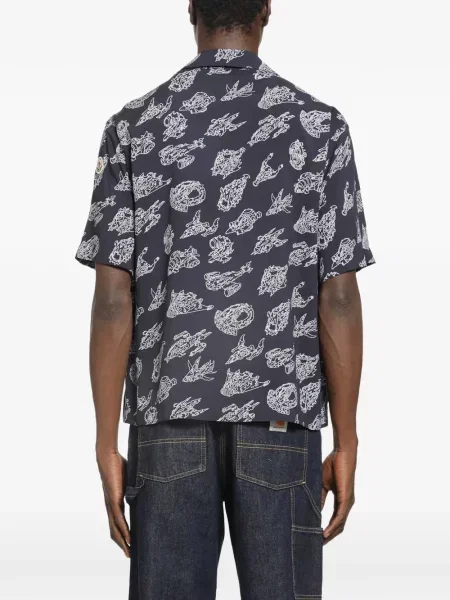 Cămașă Moncler albastru
