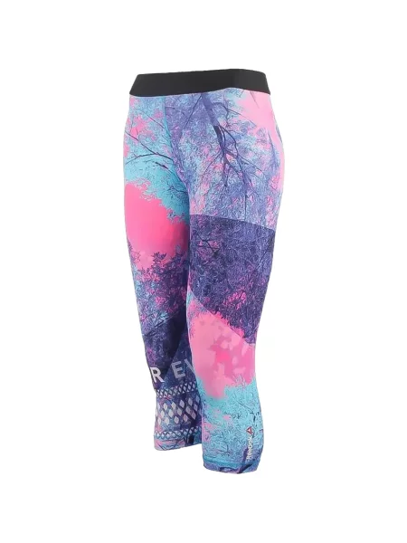 Cropp leggings Reebok cu imagine albastru