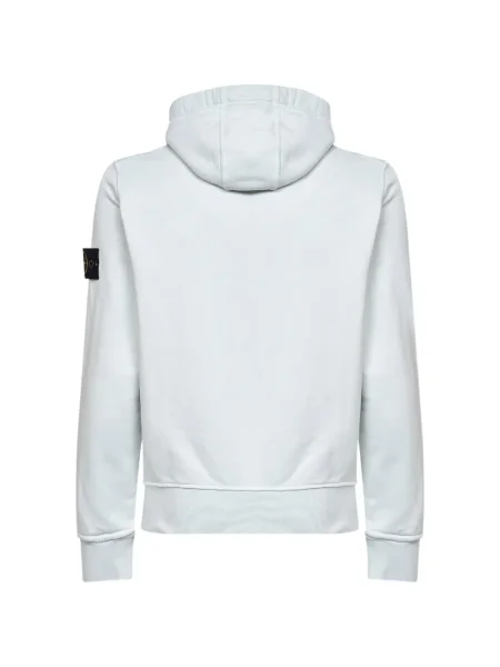 Суичър с качулка Stone Island камъни синьо