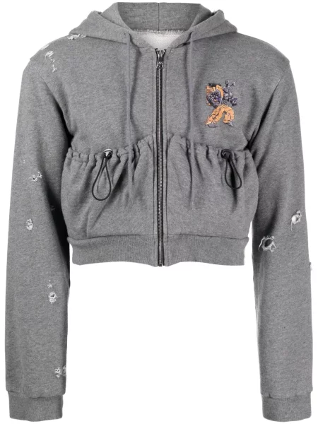 Hanorac cu glugă Natasha Zinko gri