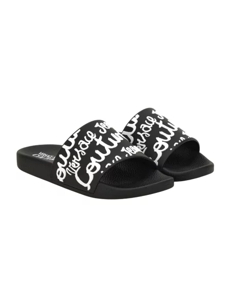 Klapki Versace Jeans Couture czarne