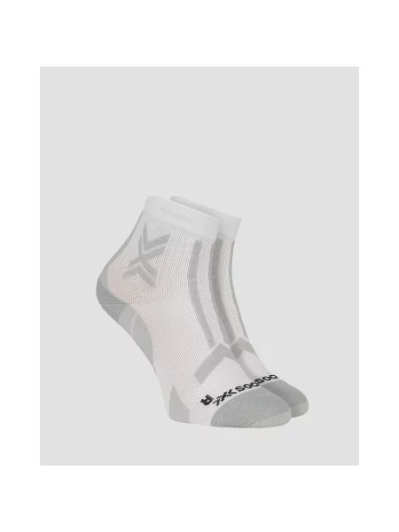 Trailové Ponožky X-socks Trailrun Discover Ankle V A Šedé Barvě bílé