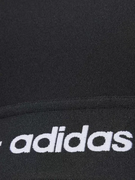 Biustonosz z elastycznym z logo Adidas Sportswear czarny