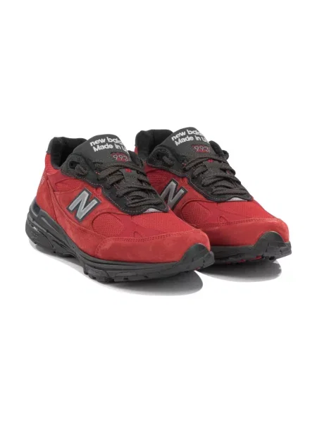 Buty do biegania New Balance skórzane czerwone