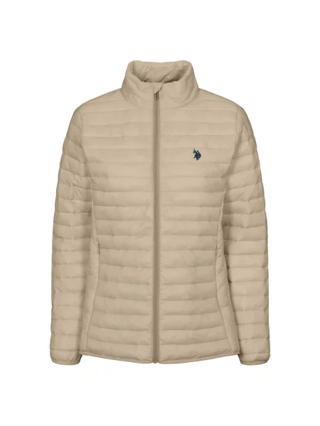 U.S. POLO ASSN. Přechodná bunda Joy bílá