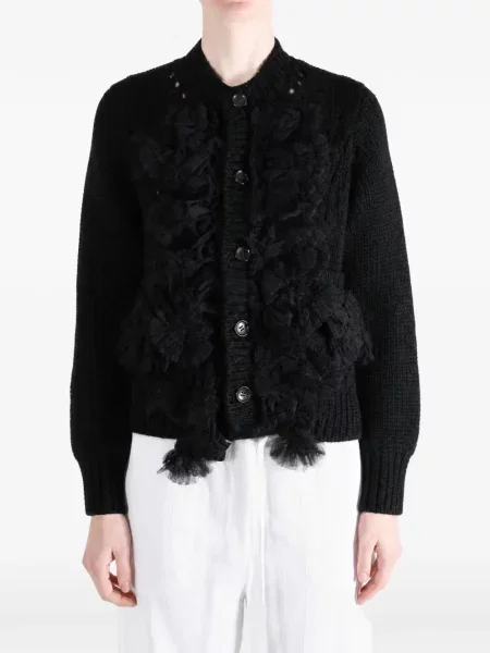 Πλεκτή ζακέτα Comme Des Garçons Tao chunky μαύρο
