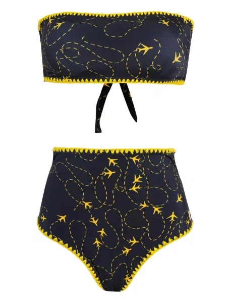 Bikini Brigitte z nadrukiem niebieski