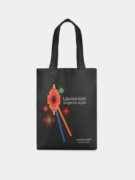 INTERTOP Екосумка Унісекс Текстиль чорний