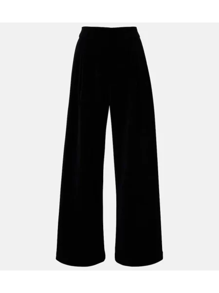 Pantaloni Proenza Schouler de catifea cord alb