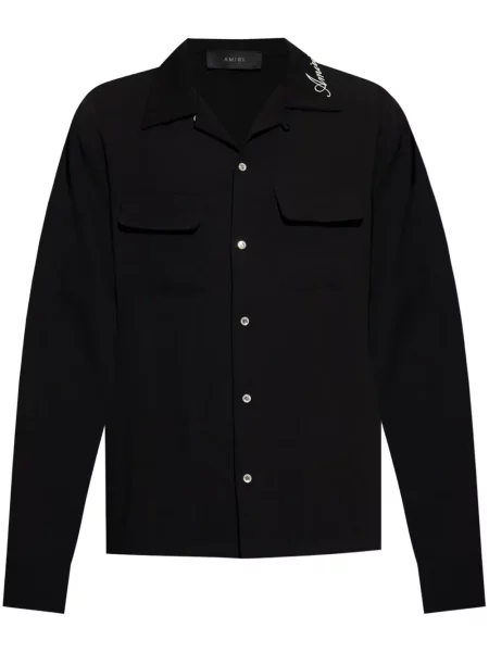 Cămașă Amiri cu broderie negru