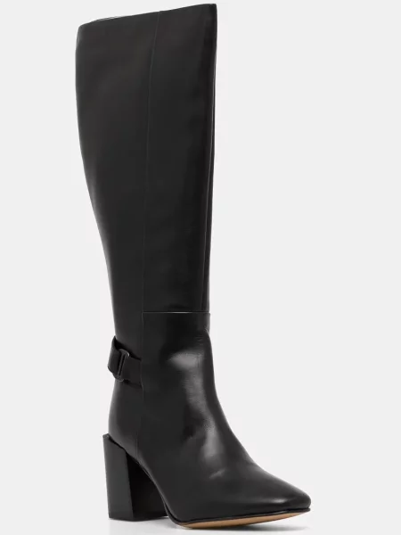 Barbour ghete de piele Saskia femei cu drept negru