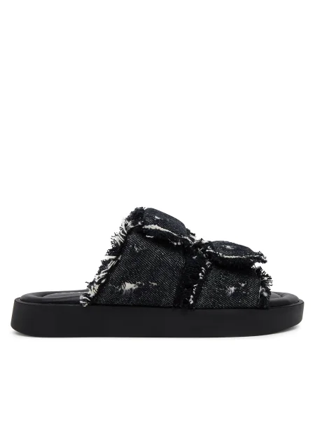 Şlapi Inuikii Classic Jeans Velcro negru