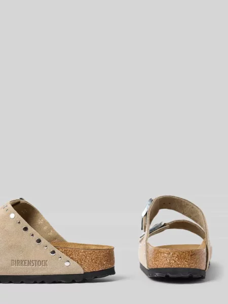 Trampki Birkenstock Arizona Rivets Suede Leather Taupe EUR 38 beżowe