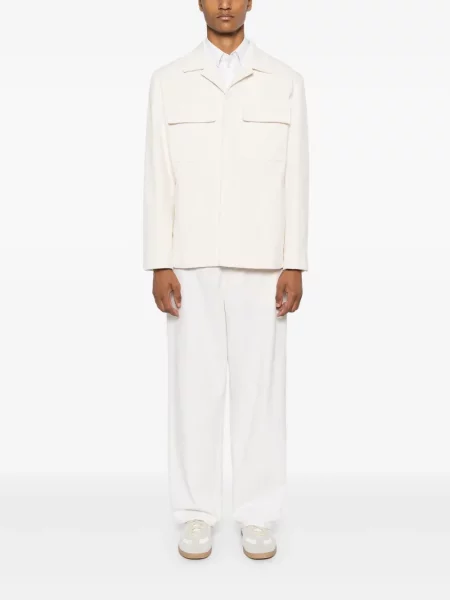 Striukė Lardini kordinis velvetas balta