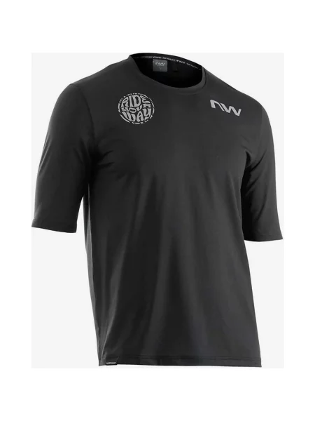 Koszulka rowerowa Northwave XTRAIL 2 krótki rękaw S czarna