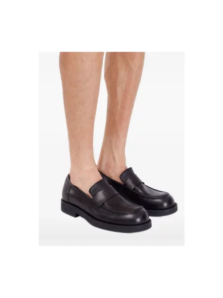 Półbuty Mm6 Maison Margiela skórzane czarne