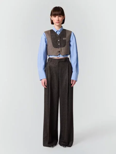 Pantaloni Msgm maro