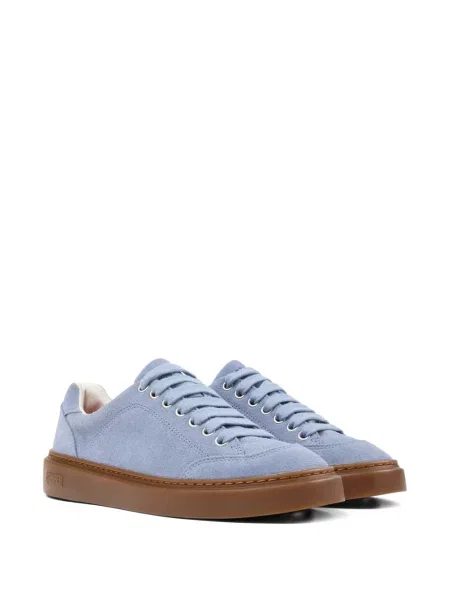 Sneakerși Camper din piele de căprioară albastru