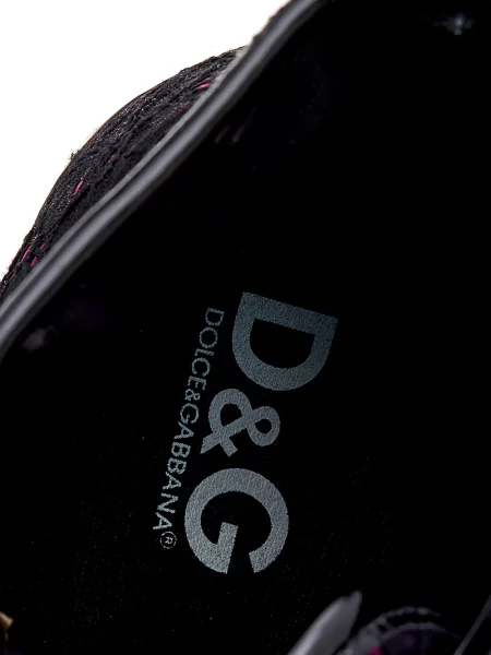 Sneakerși D&g din dantelă negru