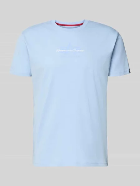 T-shirt z detalem z logo Alpha Industries