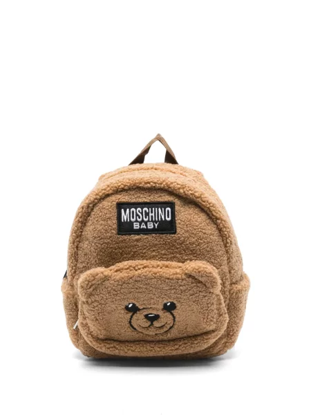 Plecak dziecięcy Moschino brązowy