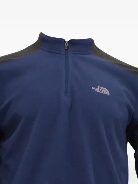 Hanorac cu fermoar The North Face albastru