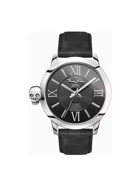 Zegarek Thomas Sabo skórzany z paskiem czarny