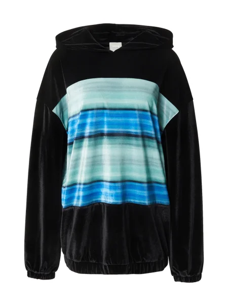 ABOUT YOU x Sofia Tsakiridou Svetr Rachel modrá / zelená černá