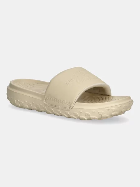 Чехли The North Face Never Stop Cush Slide мъжки зелено бежово